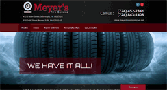 Desktop Screenshot of meyerstire.com